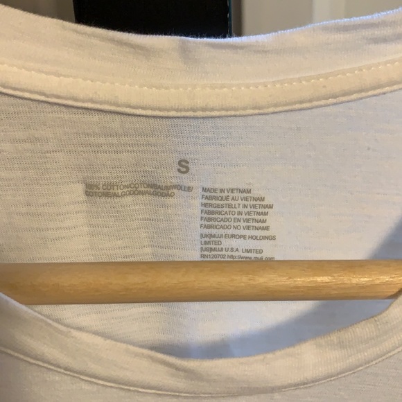 White Cotton Muji t-shirt - Picture 3 of 3